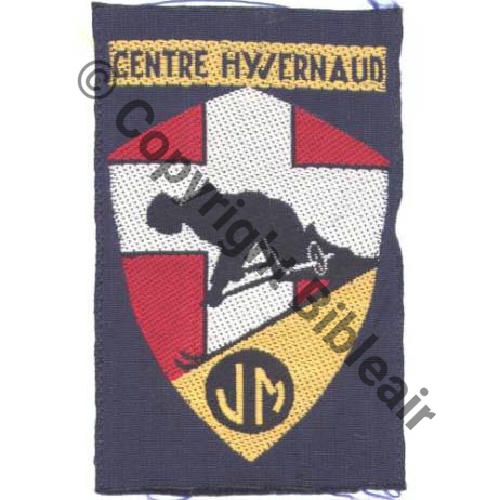 Grpt HAUTE SAVOIE Centre HYVERNAUD (CNE) THORENS 12.1942 Tissu 8x5cm Sc.ducable2006 MAP100Eur 